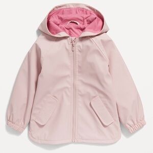 Kids Pink Hooded Jacket